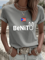 Women's Puerto Rico Print  T-shirt