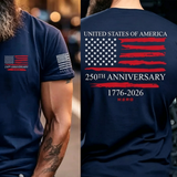 Unisex Hero Company USA 250th Anniversary T-Shirt