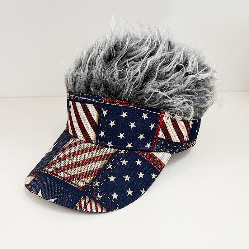 American Flag Wig Hat Celebrate 250 Years of American Heritage in Style
