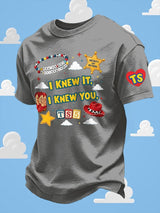 Men's Retro I Knew It Print T-Shirt