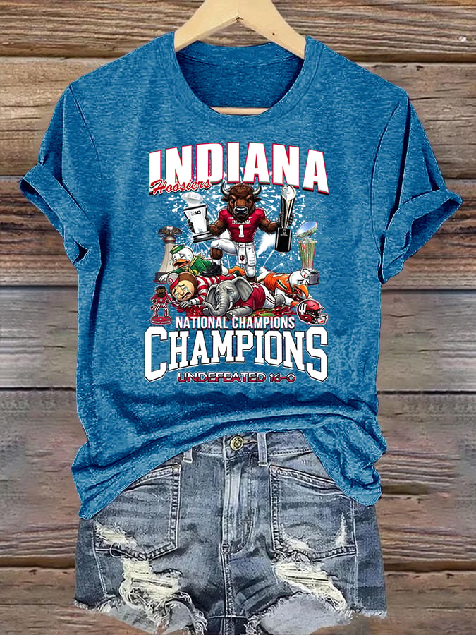 Women's  Football Print T-Shirt