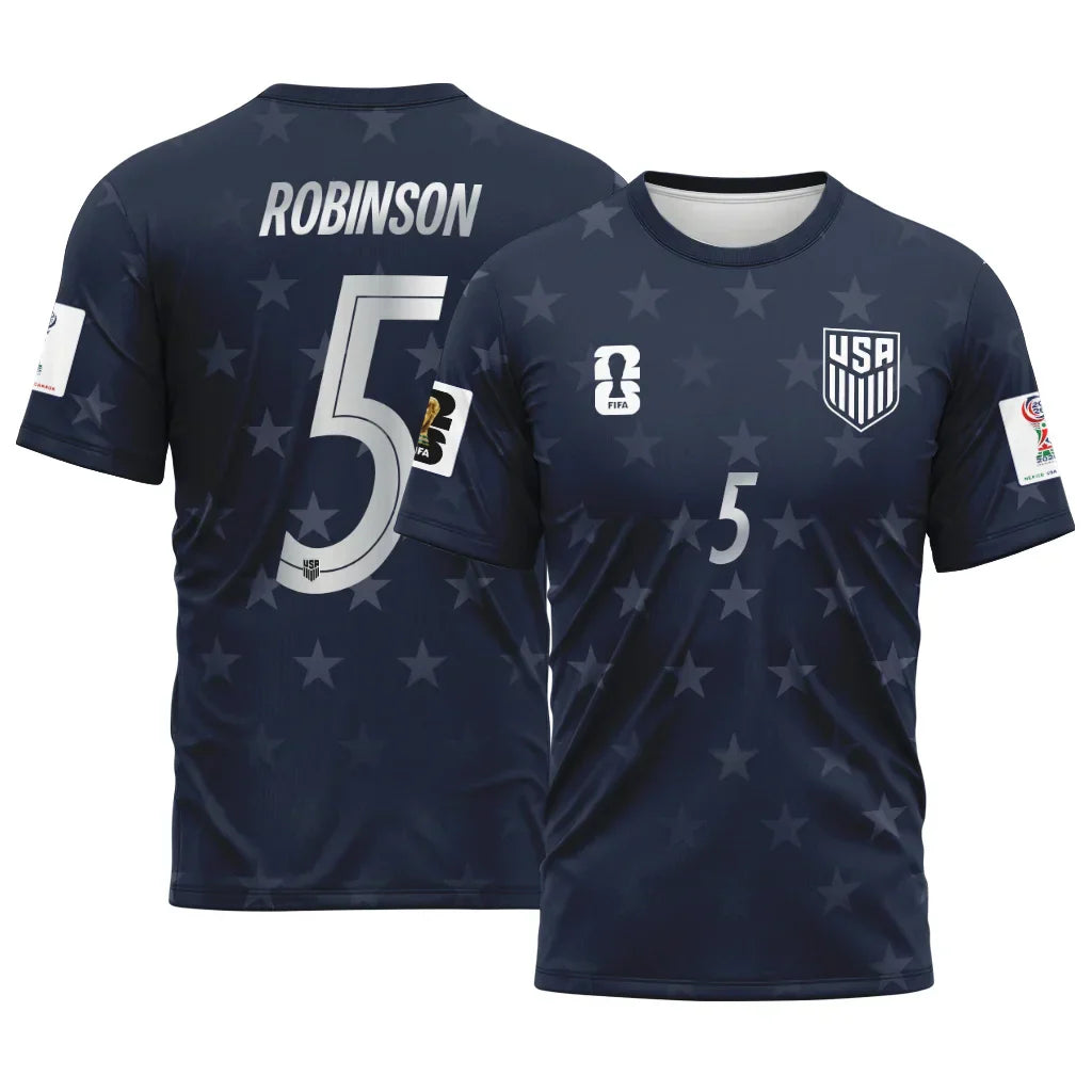 Antonee Robinson 5 AOP T-Shirt 2026 World Cup USA Away