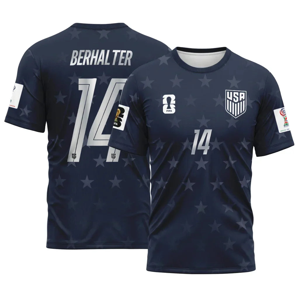 Berhalter 14 AOP T-Shirt 2026 World Cup USA Away