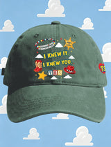 Retro I Knew It Print Baseball Cap
