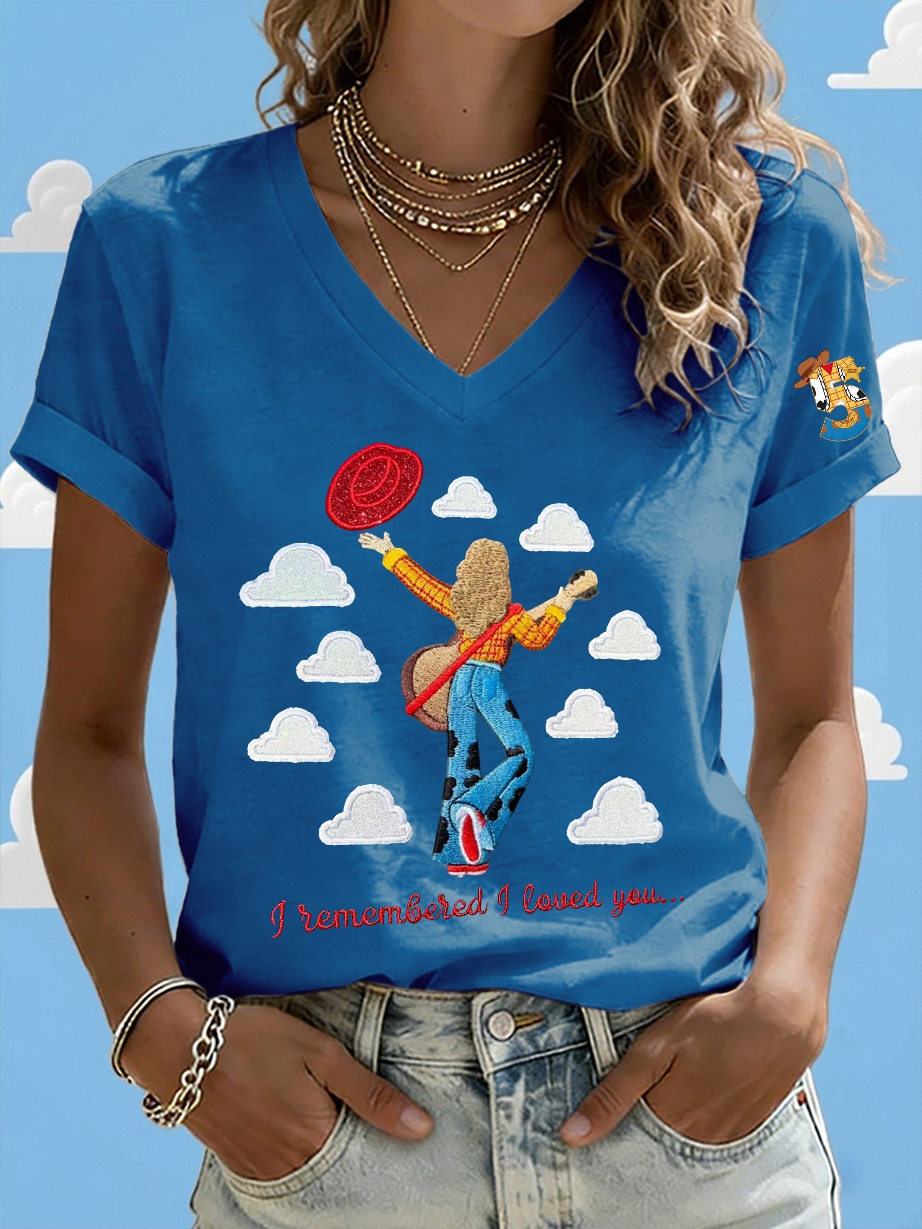 Women's Retro I Knew It Print Casual T-shirt