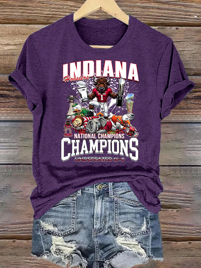Women's  Football Print T-Shirt