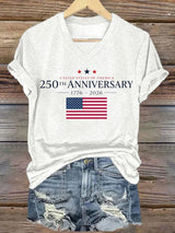 Women's 250th Anniversary of the United States Print T-shirt