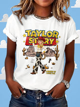 Retro I Knew It Print T-Shirt